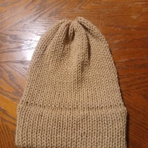 Handmade Stocking Cap - Gold Sparkle
